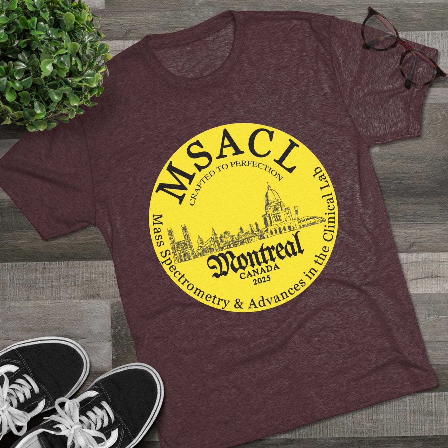 MSACL 2025 Montreal "Perfectly Crafted" Unisex Tri-Blend Crew Tee