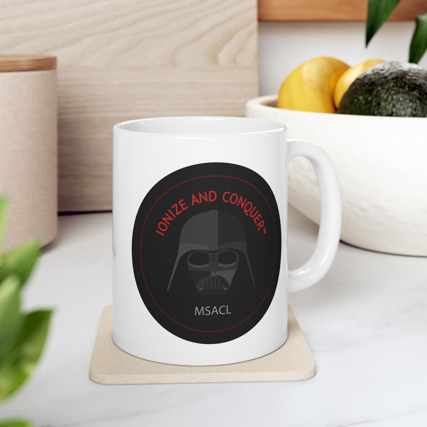 "Ionize and Conquer" - Ceramic Mug, (11oz, 15oz)