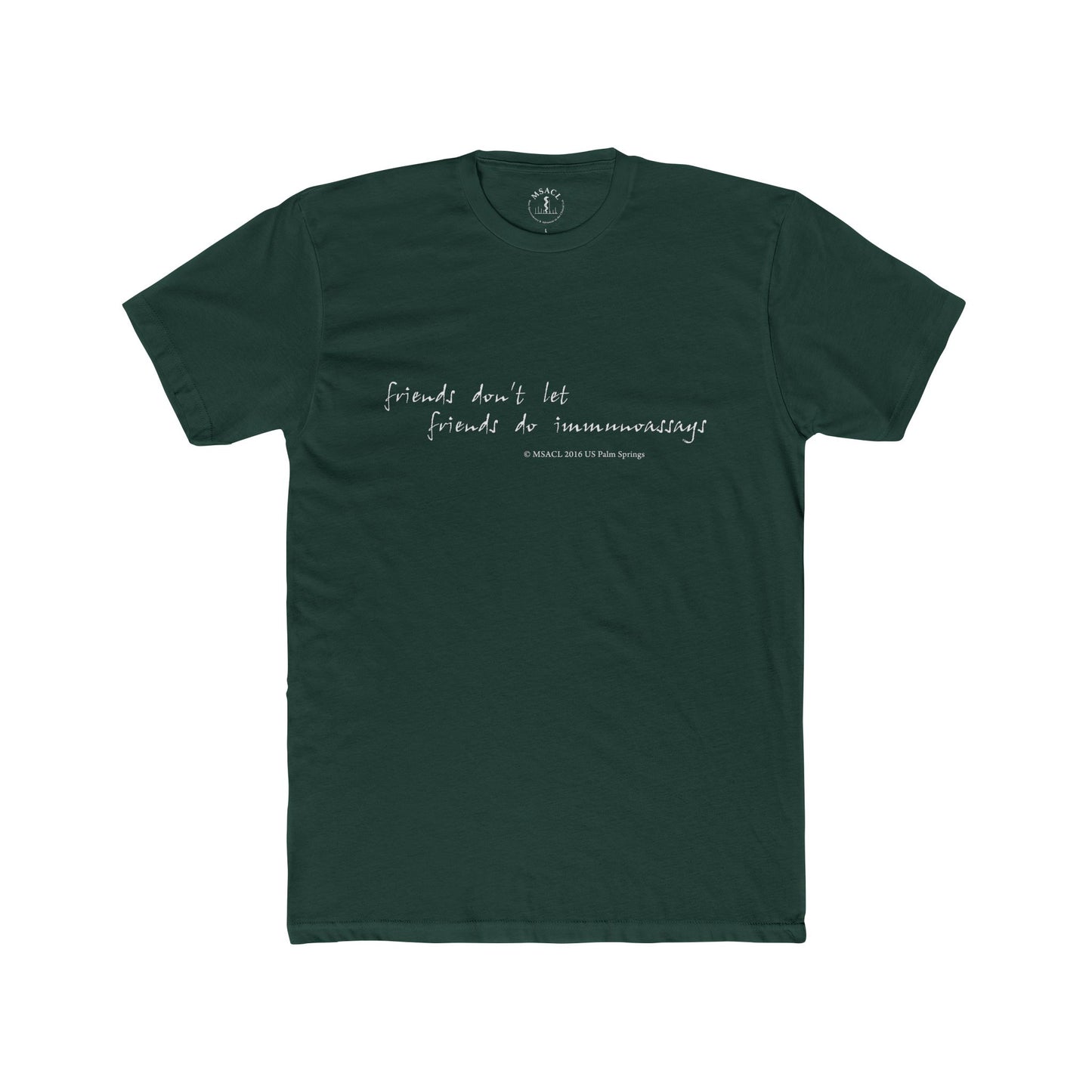 "Friends Don't Let Friends ..." - Unisex Cotton Crew Tee