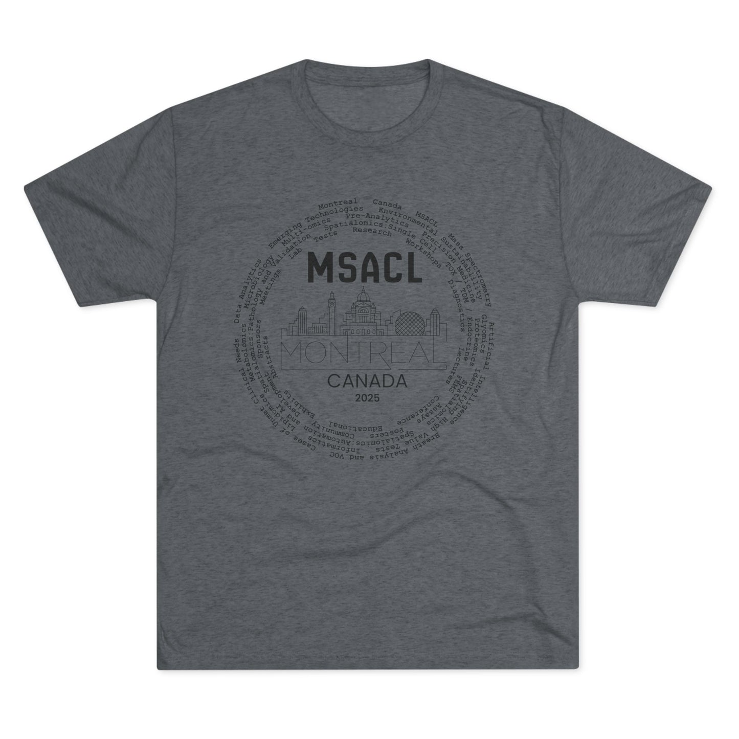 MSACL 2025 "Skyline" Unisex Tri-Blend Crew Tee