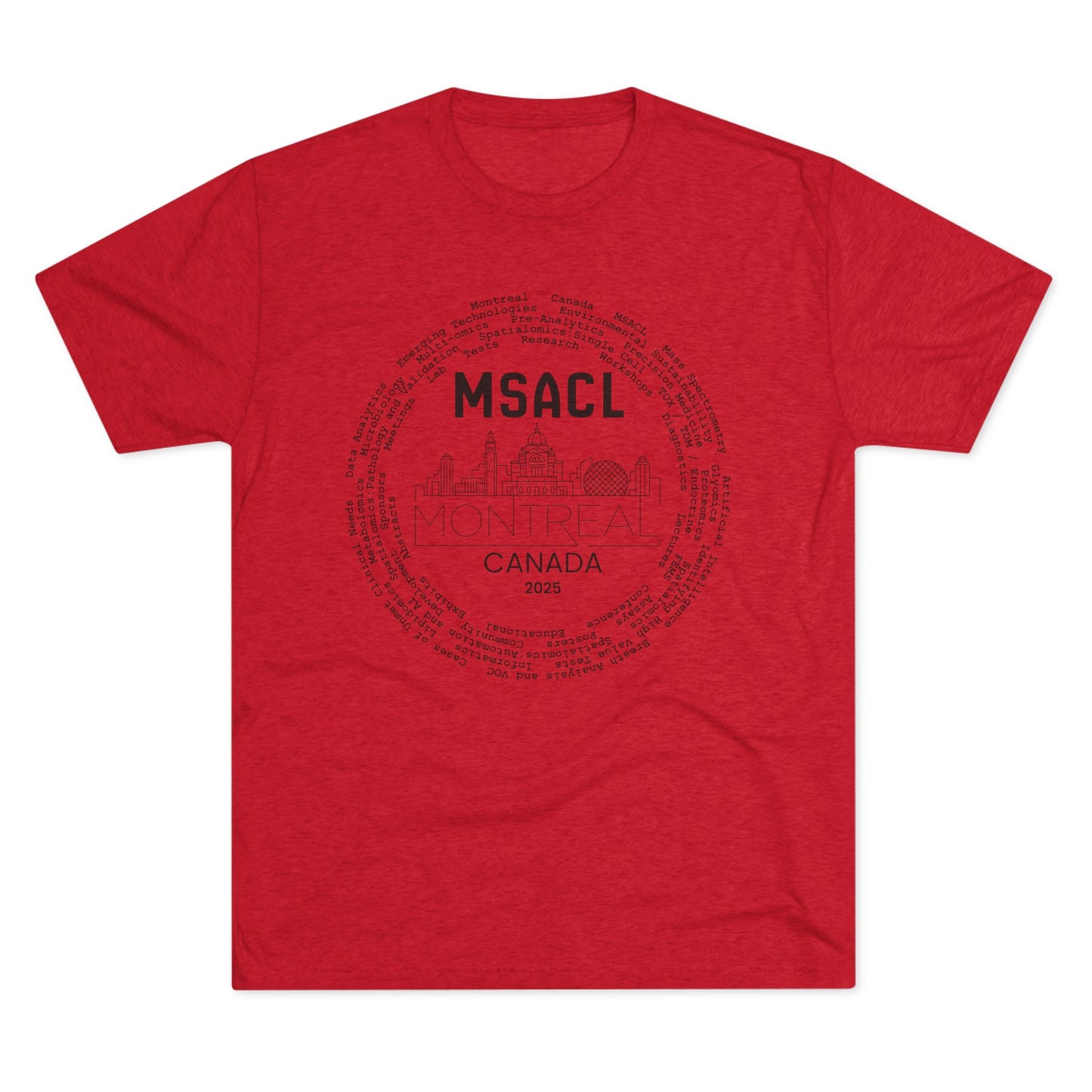MSACL 2025 "Skyline" Unisex Tri-Blend Crew Tee