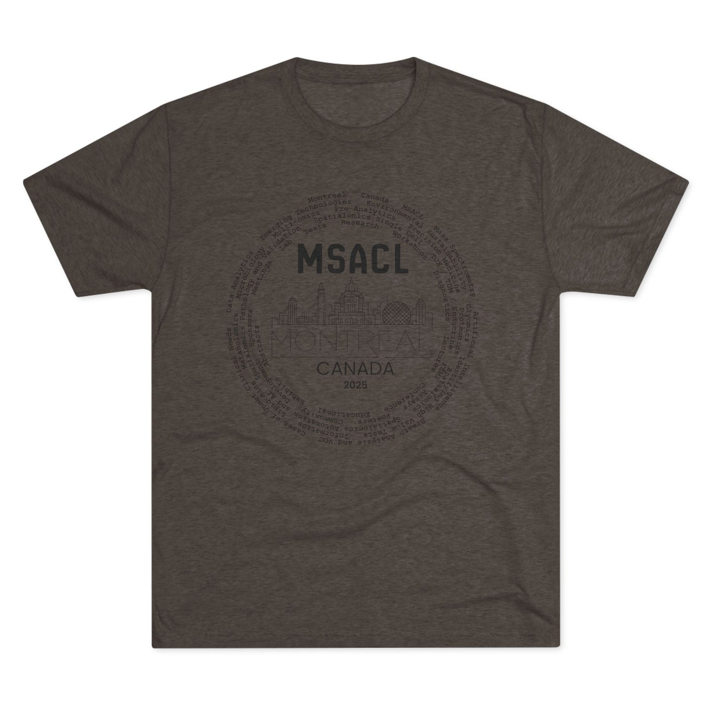 MSACL 2025 "Skyline" Unisex Tri-Blend Crew Tee