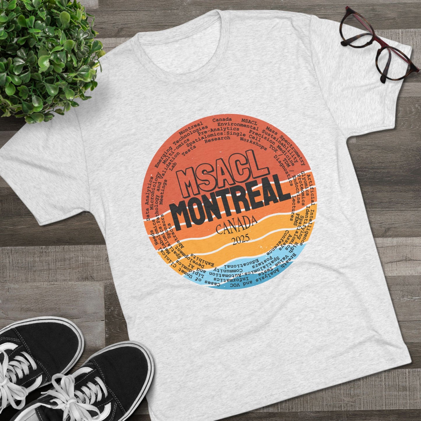 MSACL 2025 Montreal "Sunset" Unisex Tri-Blend Crew Tee