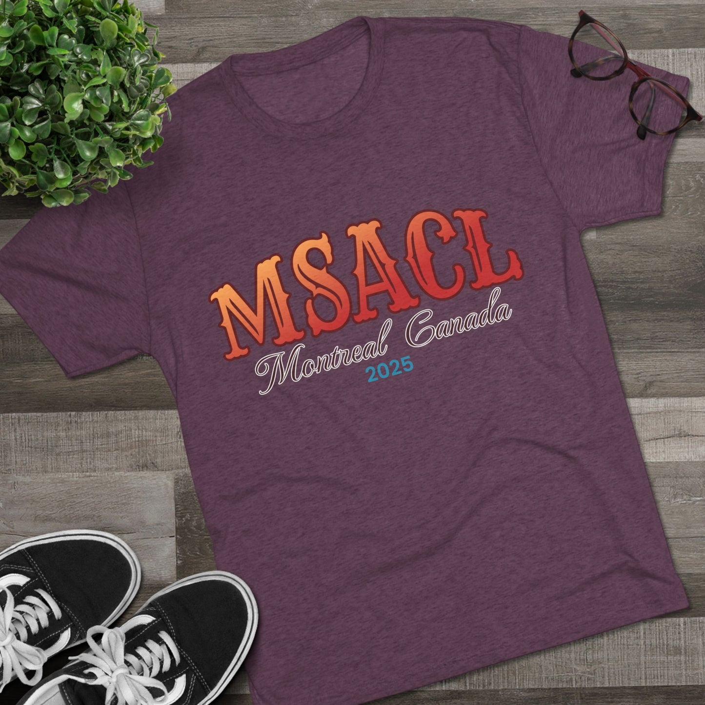 MSACL 2025 Montreal "Circus" Unisex Tri-Blend Crew Tee