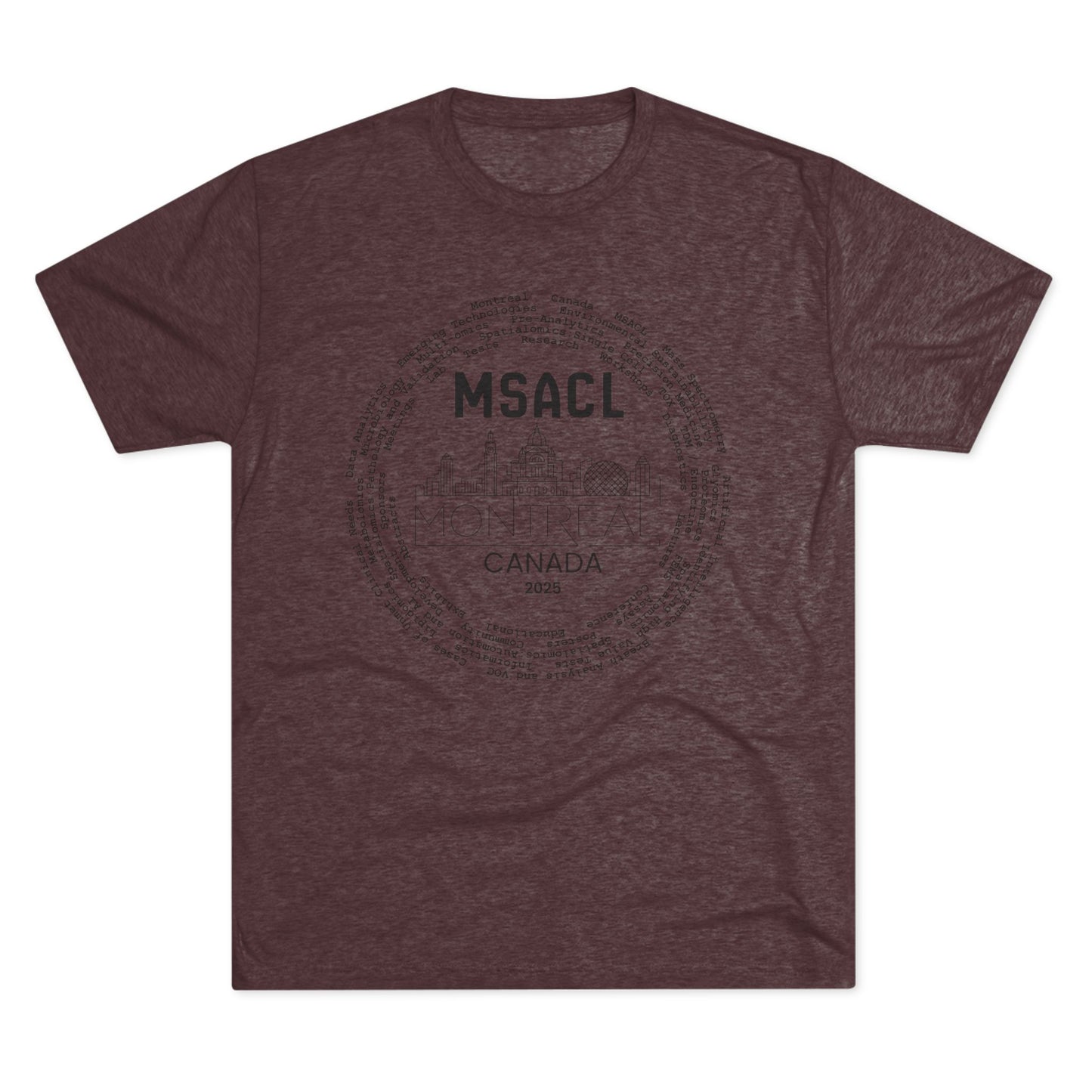MSACL 2025 "Skyline" Unisex Tri-Blend Crew Tee