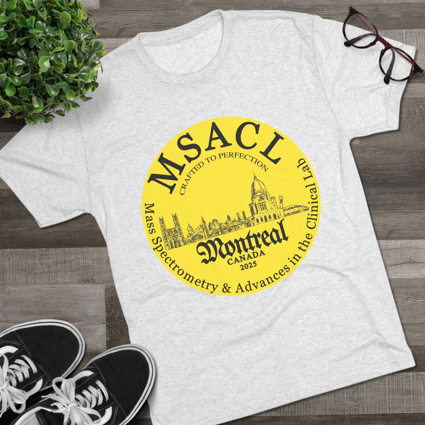 MSACL 2025 Montreal "Perfectly Crafted"  Unisex Tri-Blend Crew Tee