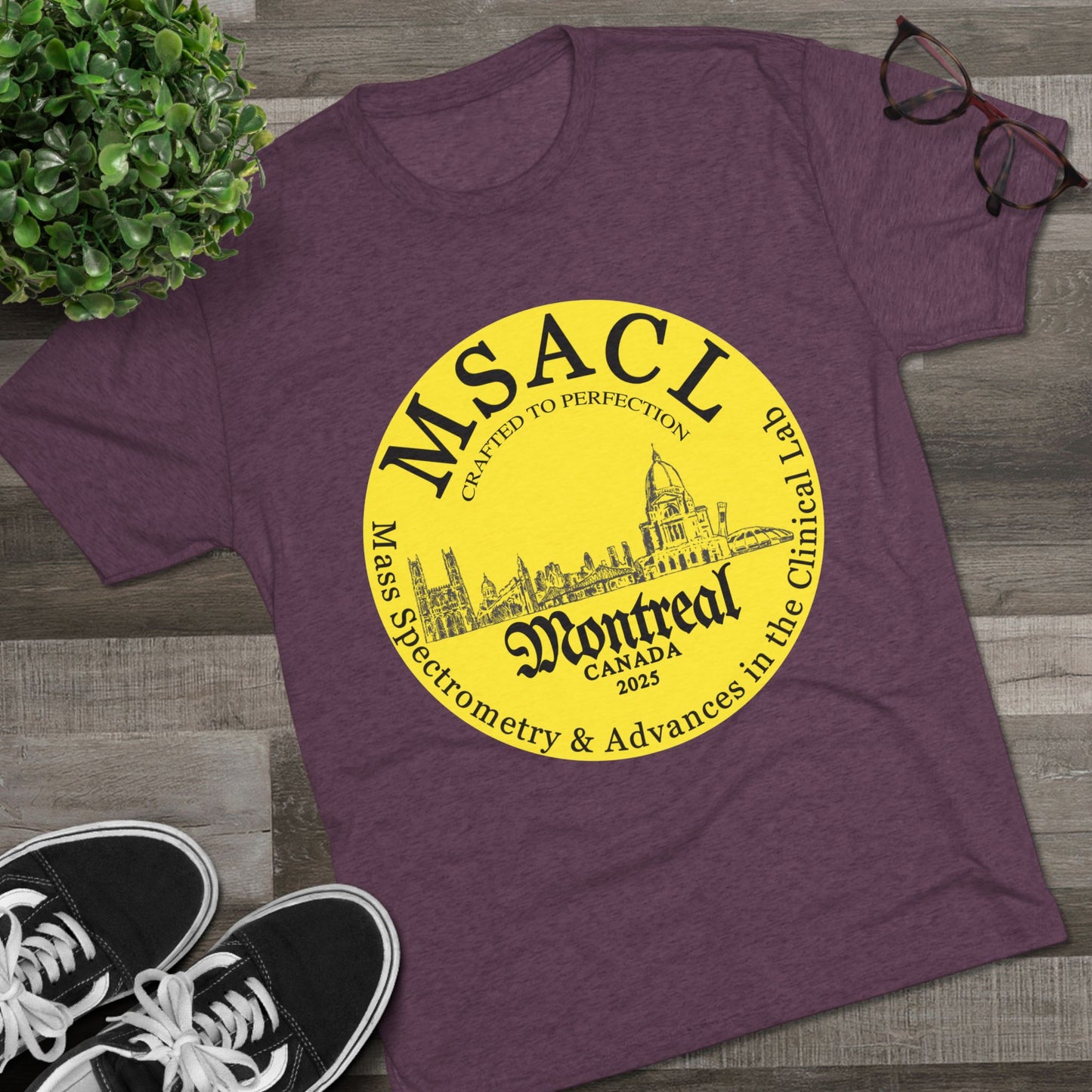 MSACL 2025 Montreal "Perfectly Crafted"  Unisex Tri-Blend Crew Tee