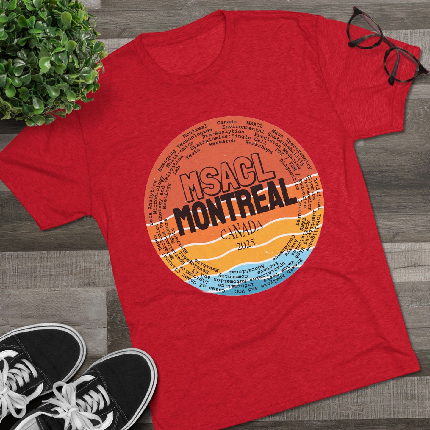 MSACL 2025 Montreal "Sunset" Unisex Tri-Blend Crew Tee