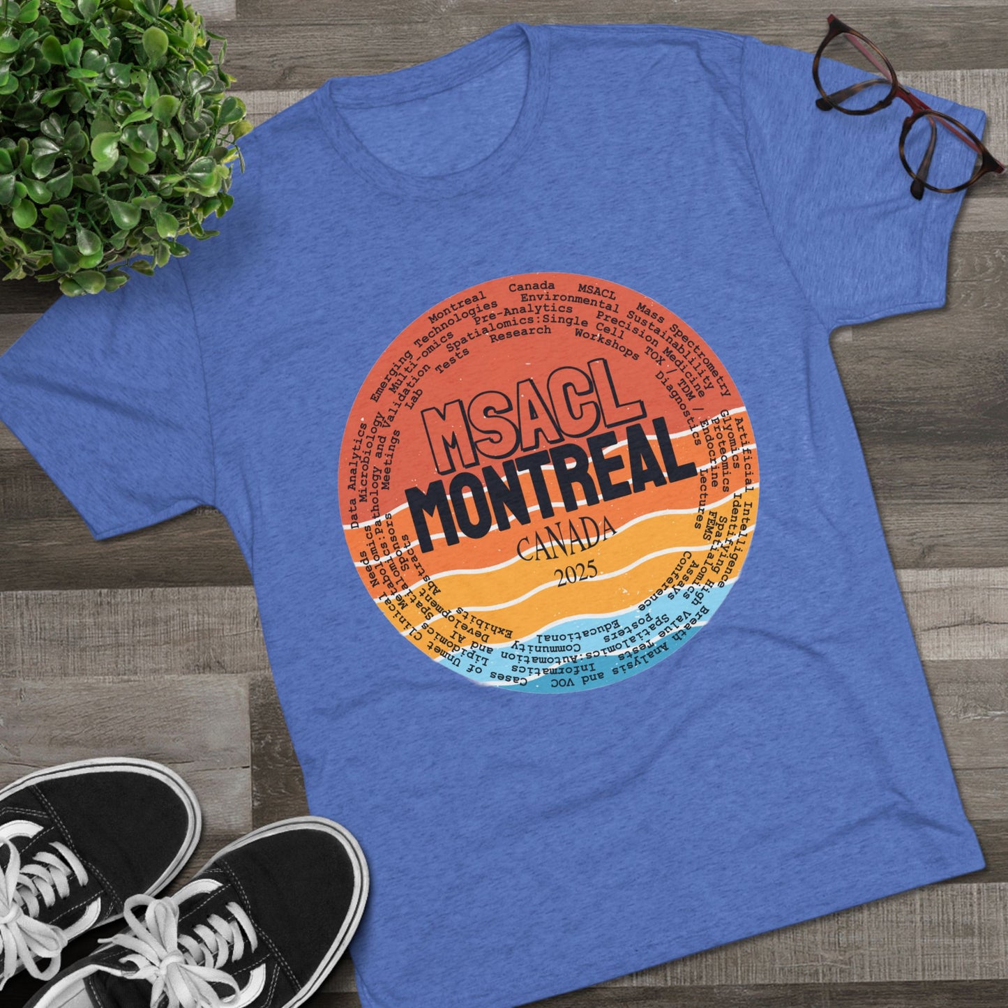 MSACL 2025 Montreal "Sunset" Unisex Tri-Blend Crew Tee