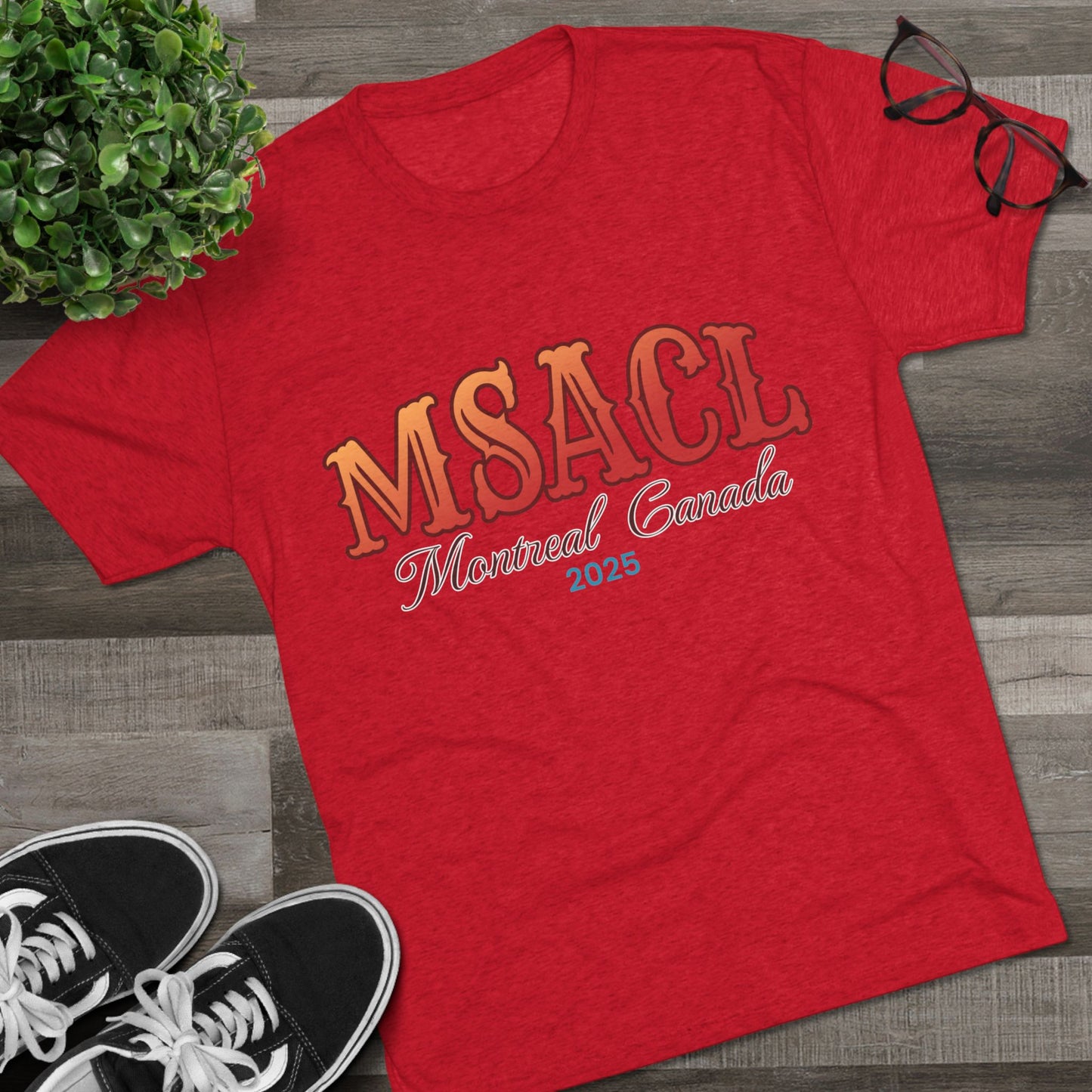 MSACL 2025 Montreal "Circus" Unisex Tri-Blend Crew Tee
