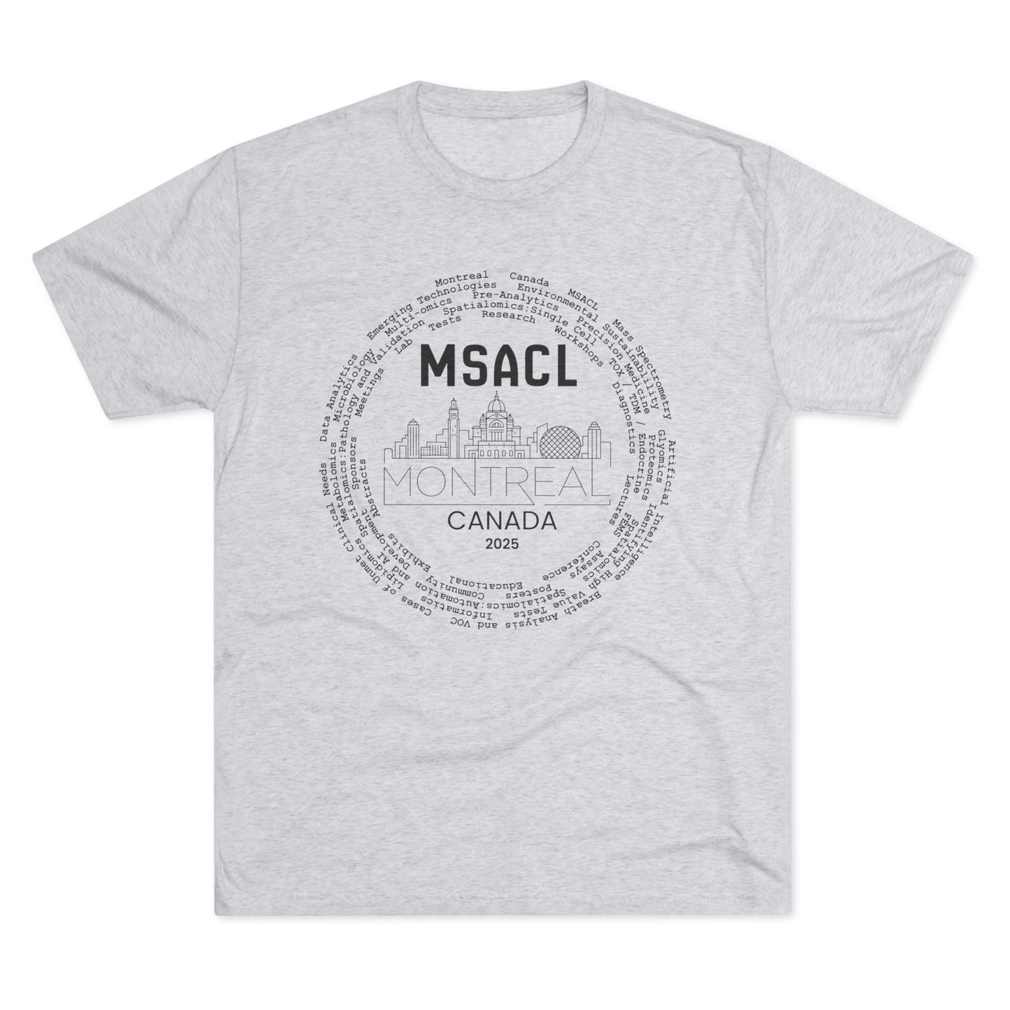 MSACL 2025 "Skyline" Unisex Tri-Blend Crew Tee