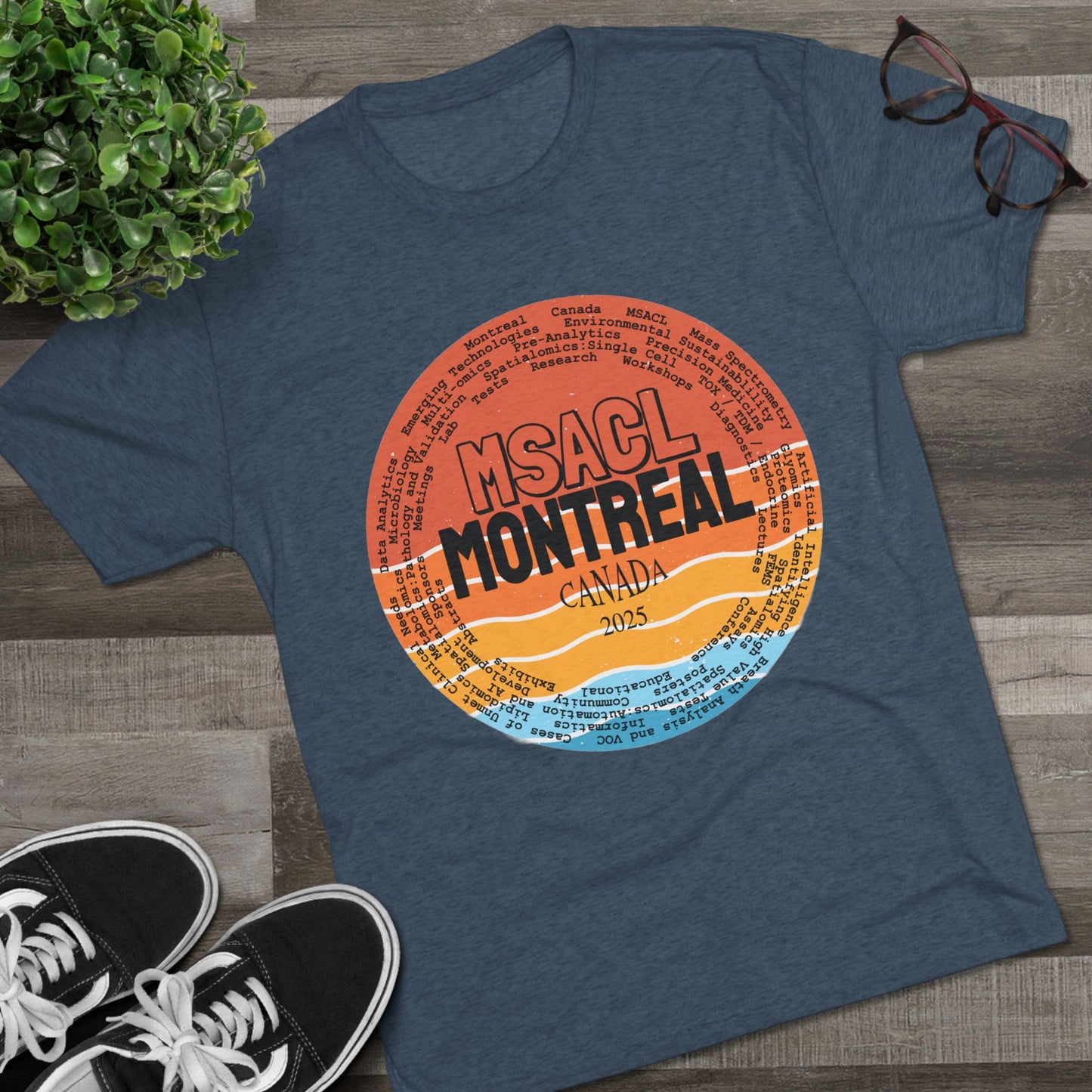 MSACL 2025 Montreal "Sunset" Unisex Tri-Blend Crew Tee