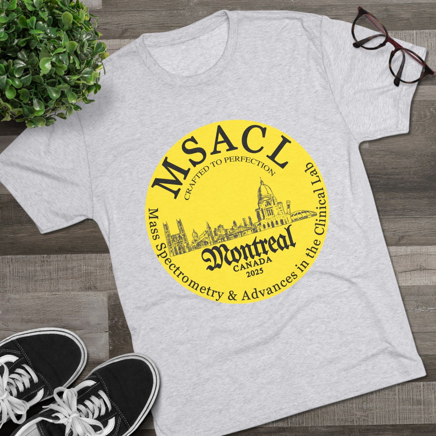 MSACL 2025 Montreal "Perfectly Crafted"  Unisex Tri-Blend Crew Tee
