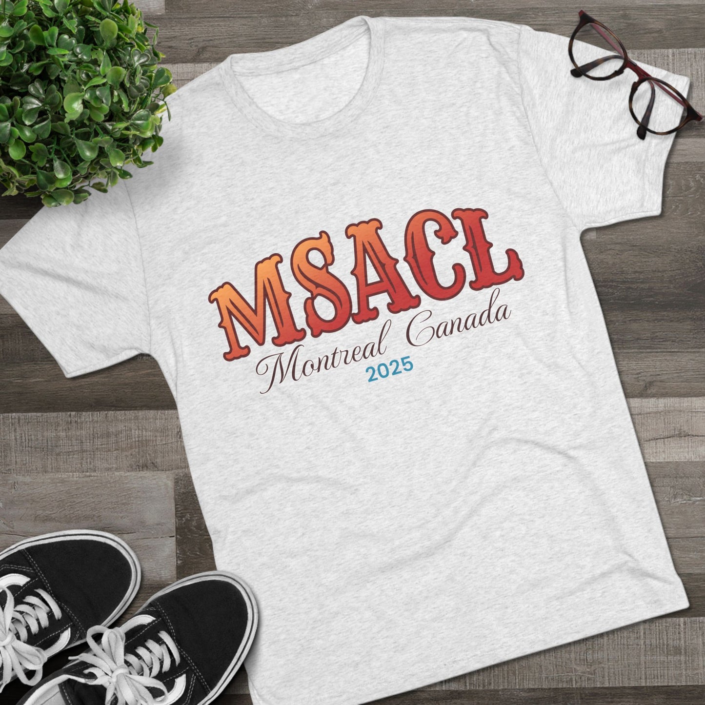 MSACL 2025 Montreal "Circus" Unisex Tri-Blend Crew Tee