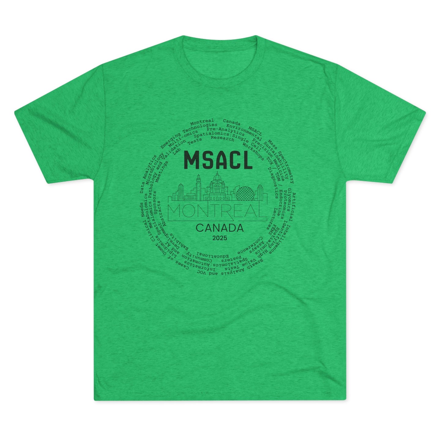 MSACL 2025 "Skyline" Unisex Tri-Blend Crew Tee