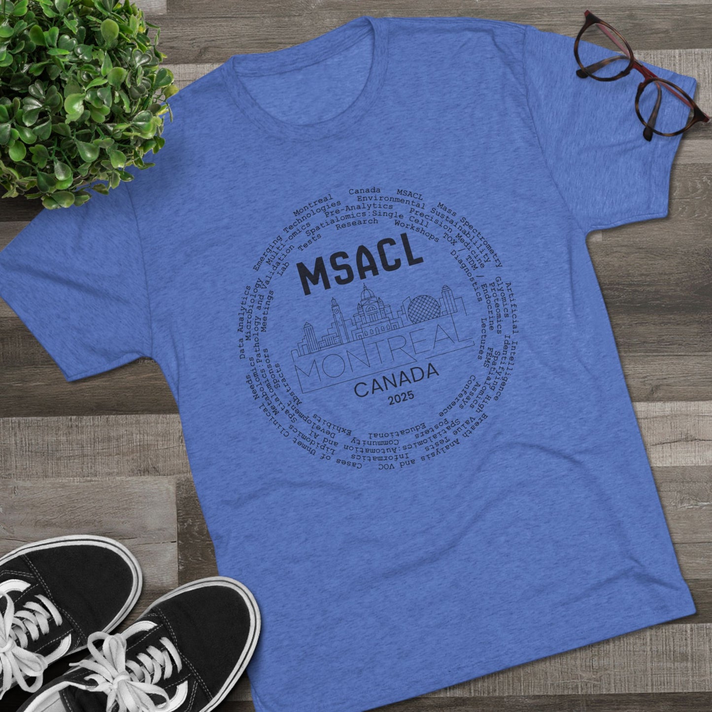 MSACL 2025 "Skyline" Unisex Tri-Blend Crew Tee