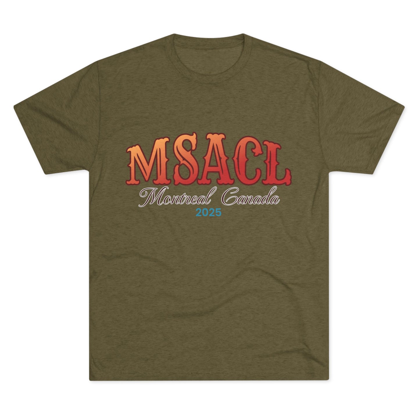 MSACL 2025 Montreal "Circus" Unisex Tri-Blend Crew Tee