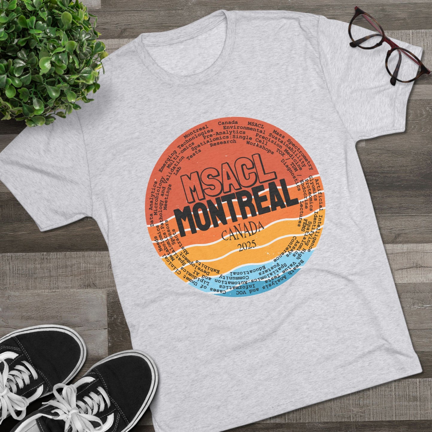 MSACL 2025 Montreal "Sunset" Unisex Tri-Blend Crew Tee