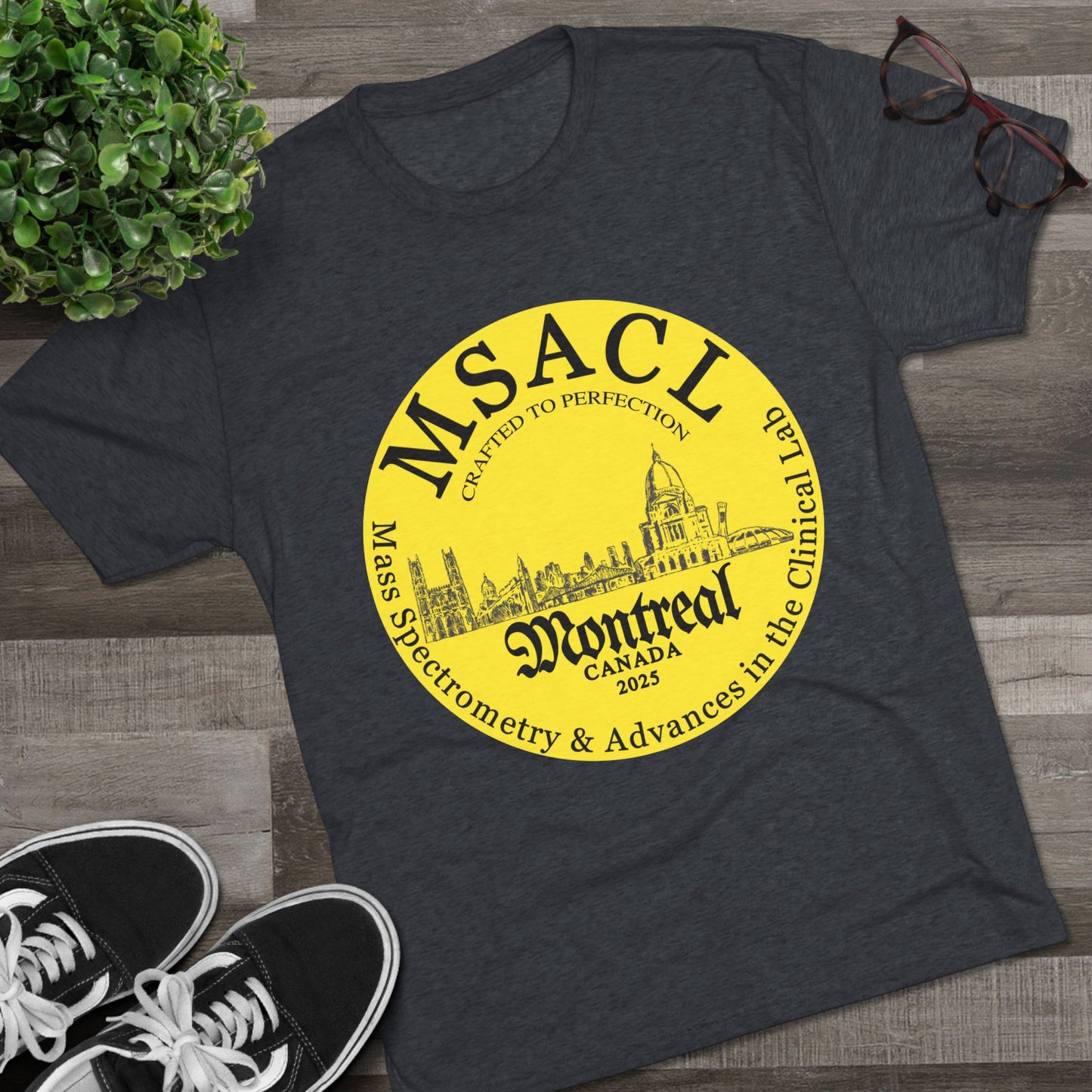 MSACL 2025 Montreal "Perfectly Crafted"  Unisex Tri-Blend Crew Tee