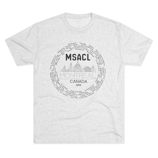 MSACL 2025 "Skyline" Unisex Tri-Blend Crew Tee