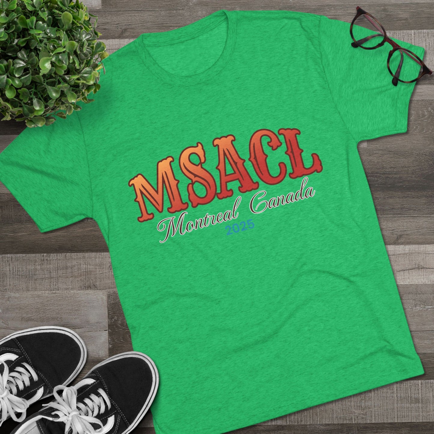 MSACL 2025 Montreal "Circus" Unisex Tri-Blend Crew Tee