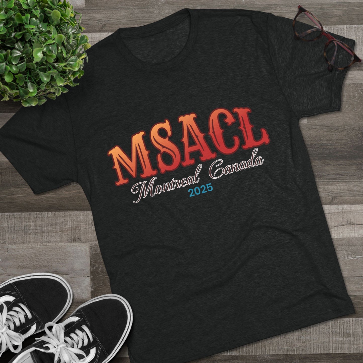 MSACL 2025 Montreal "Circus" Unisex Tri-Blend Crew Tee