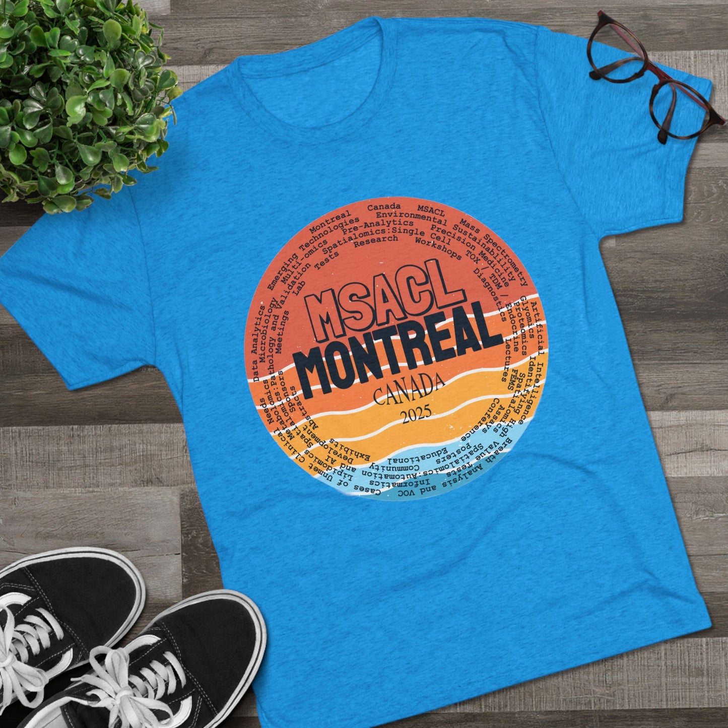 MSACL 2025 Montreal "Sunset" Unisex Tri-Blend Crew Tee