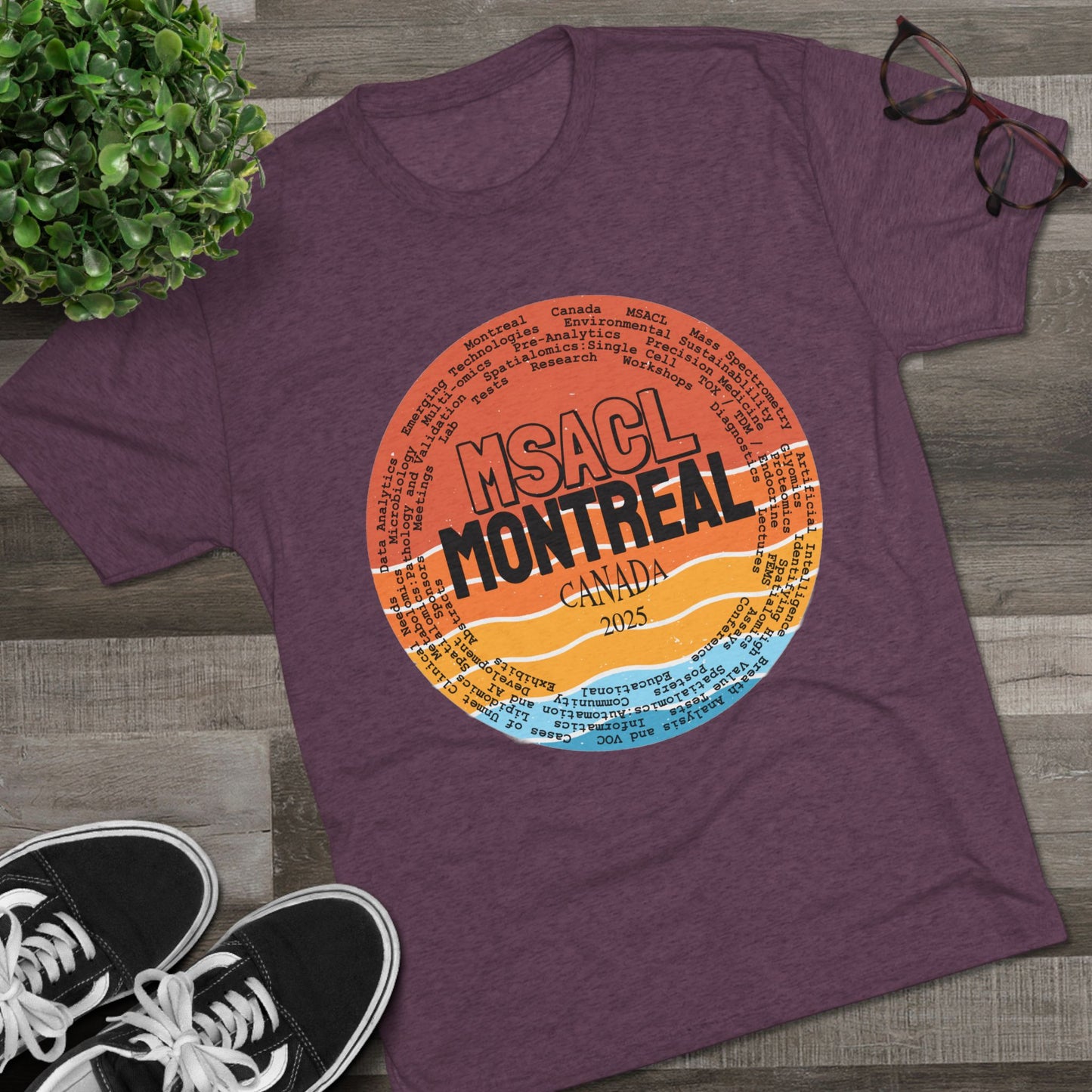 MSACL 2025 Montreal "Sunset" Unisex Tri-Blend Crew Tee