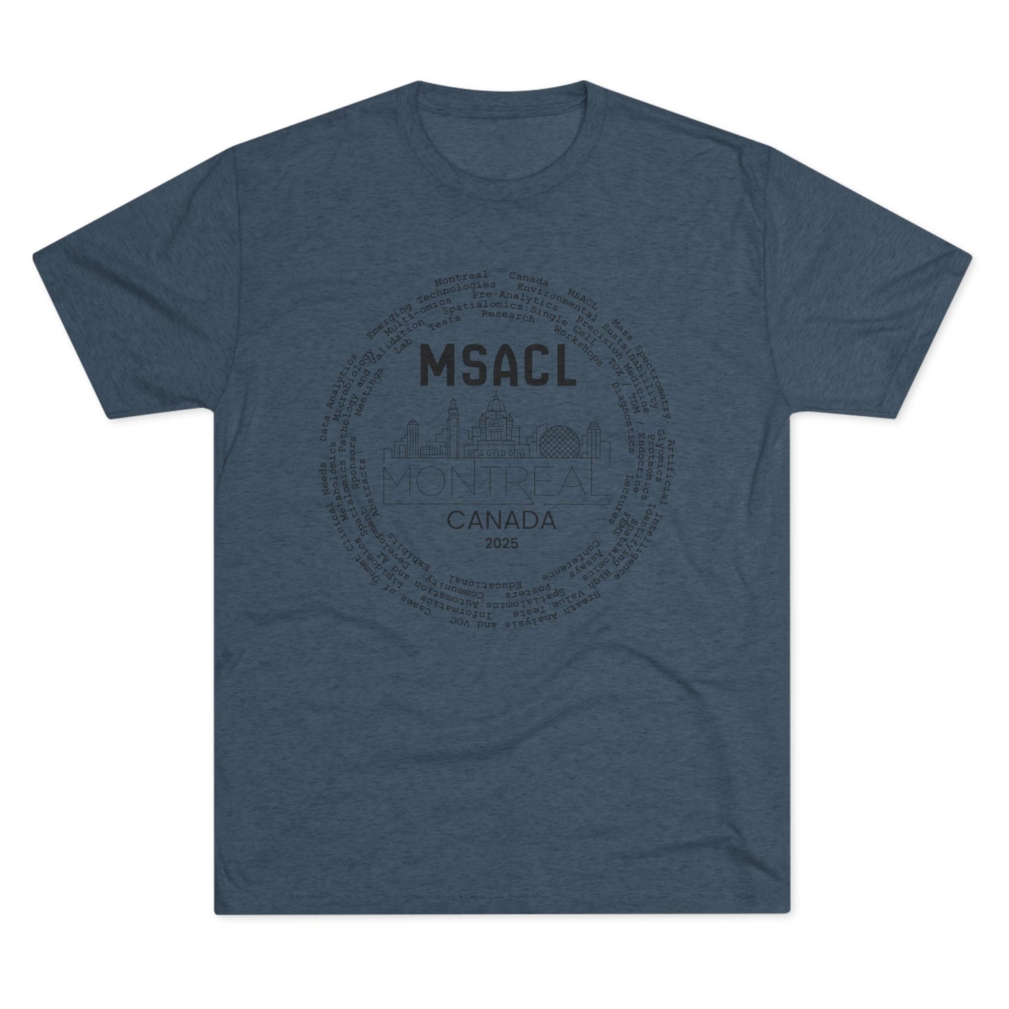 MSACL 2025 "Skyline" Unisex Tri-Blend Crew Tee