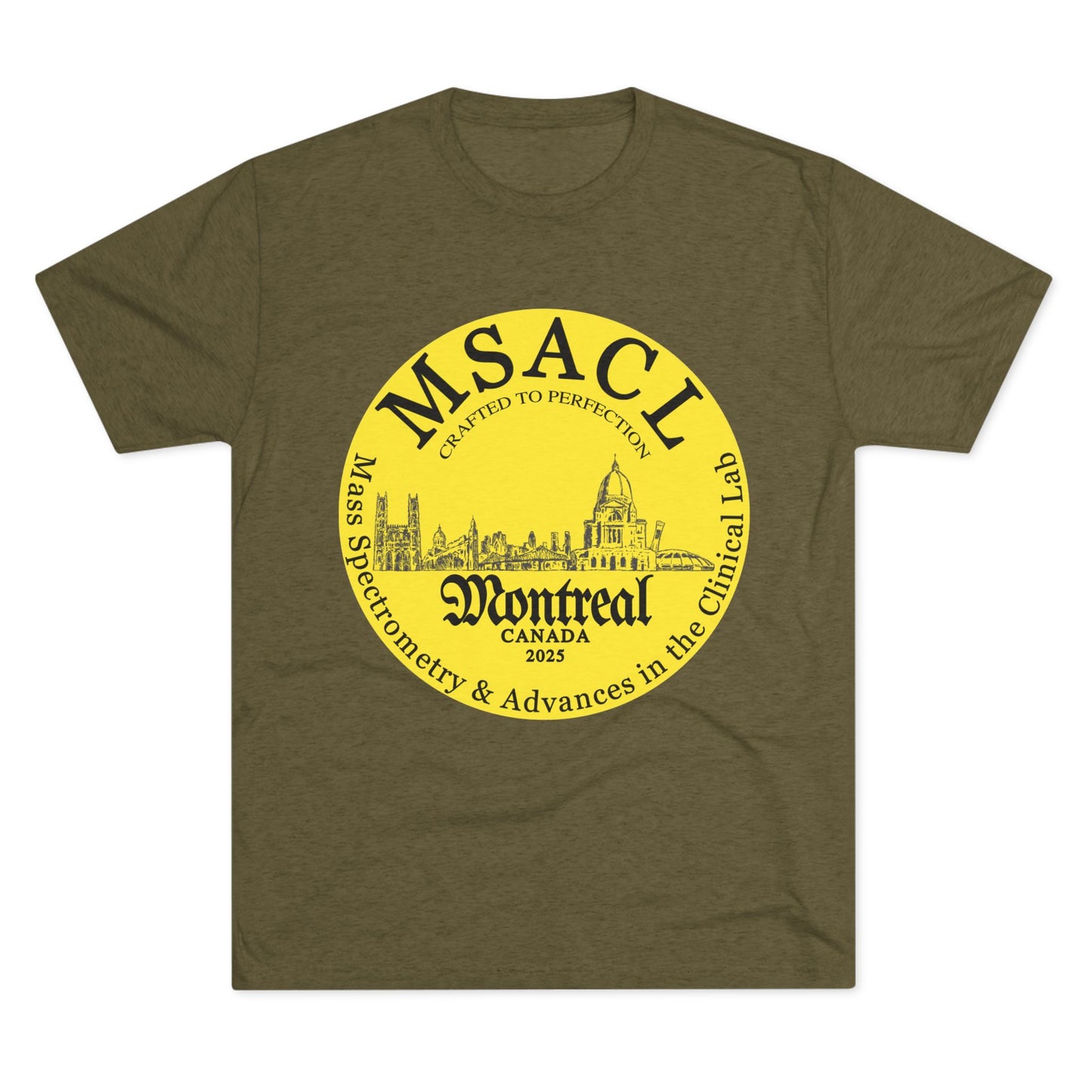 MSACL 2025 Montreal "Perfectly Crafted"  Unisex Tri-Blend Crew Tee