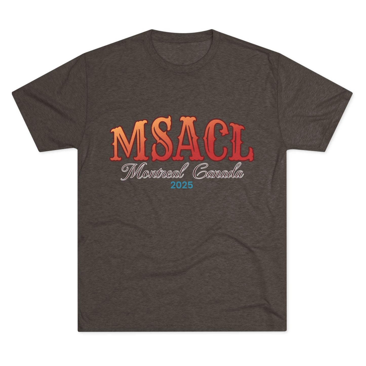 MSACL 2025 Montreal "Circus" Unisex Tri-Blend Crew Tee