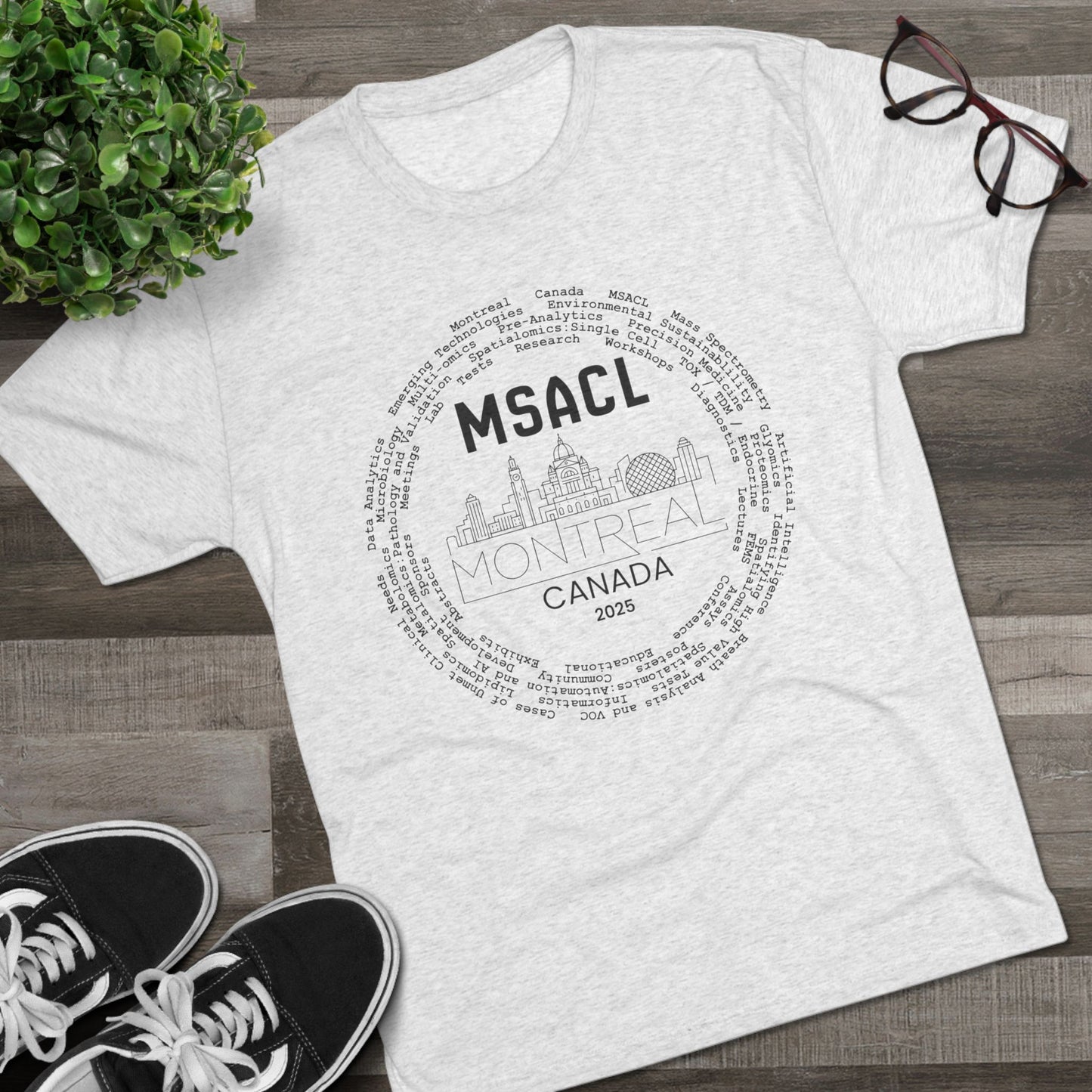 MSACL 2025 "Skyline" Unisex Tri-Blend Crew Tee