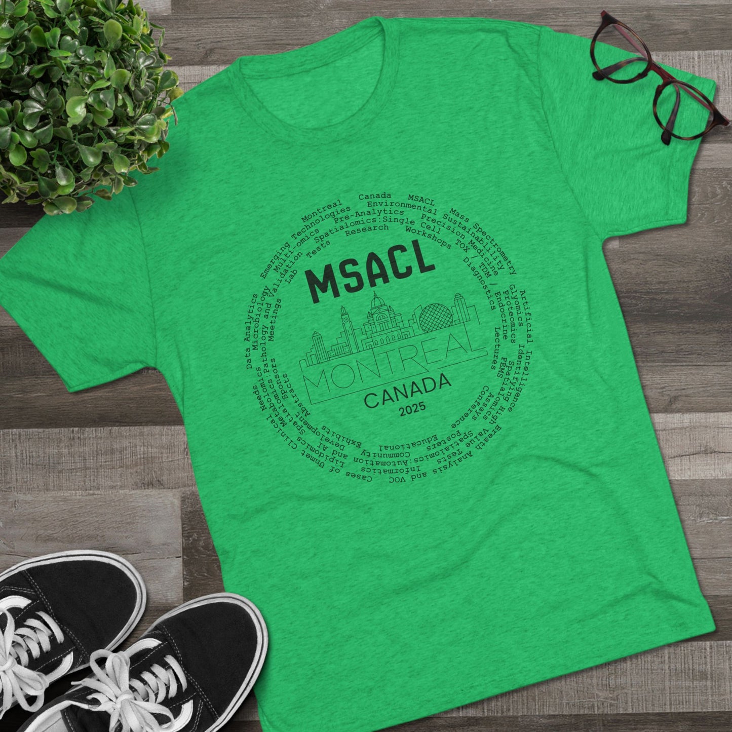 MSACL 2025 "Skyline" Unisex Tri-Blend Crew Tee