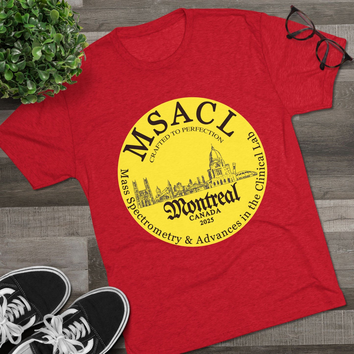 MSACL 2025 Montreal "Perfectly Crafted"  Unisex Tri-Blend Crew Tee