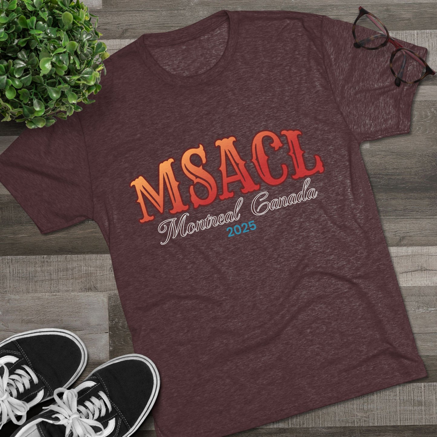 MSACL 2025 Montreal "Circus" Unisex Tri-Blend Crew Tee