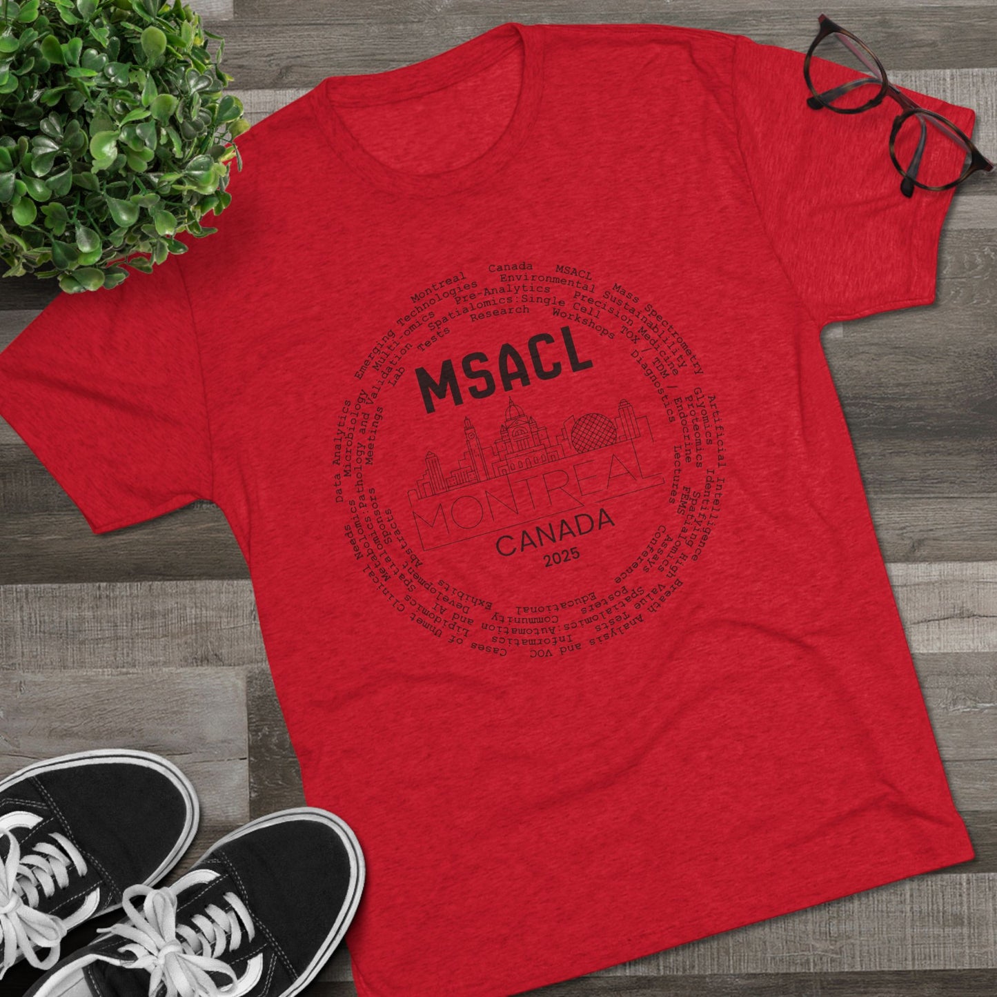MSACL 2025 "Skyline" Unisex Tri-Blend Crew Tee