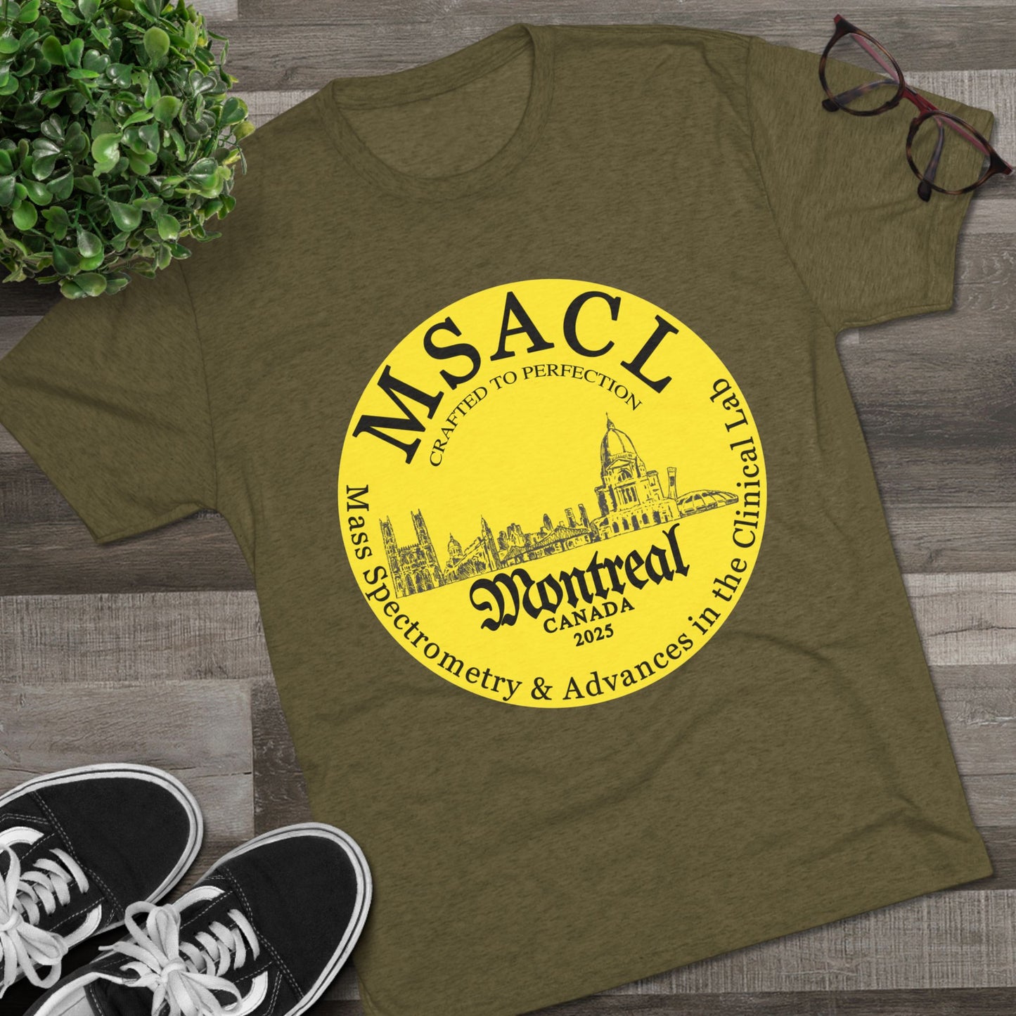 MSACL 2025 Montreal "Perfectly Crafted"  Unisex Tri-Blend Crew Tee
