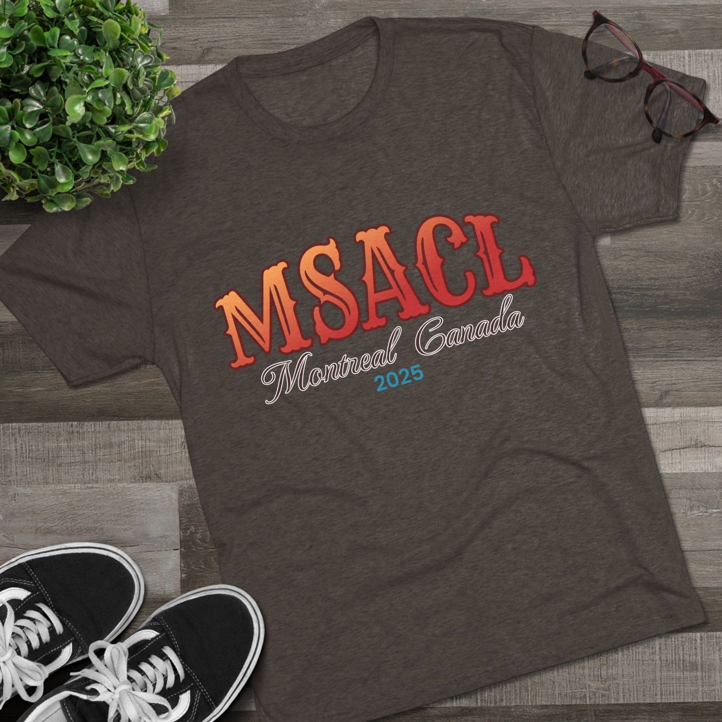MSACL 2025 Montreal "Circus" Unisex Tri-Blend Crew Tee