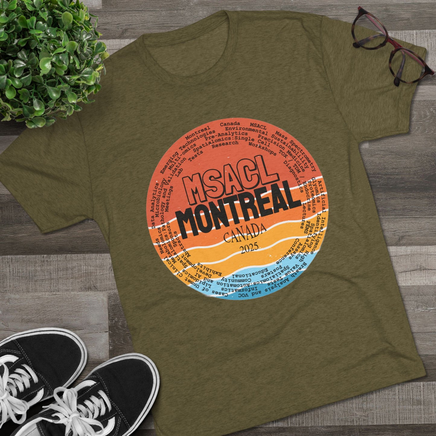 MSACL 2025 Montreal "Sunset" Unisex Tri-Blend Crew Tee