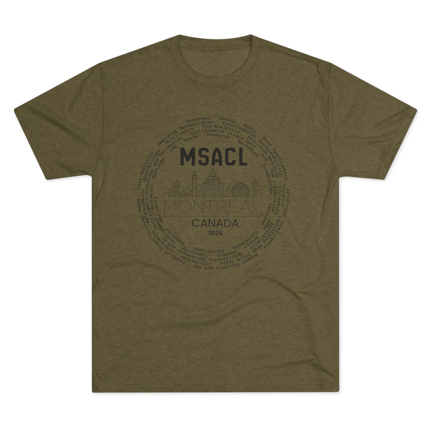 MSACL 2025 "Skyline" Unisex Tri-Blend Crew Tee