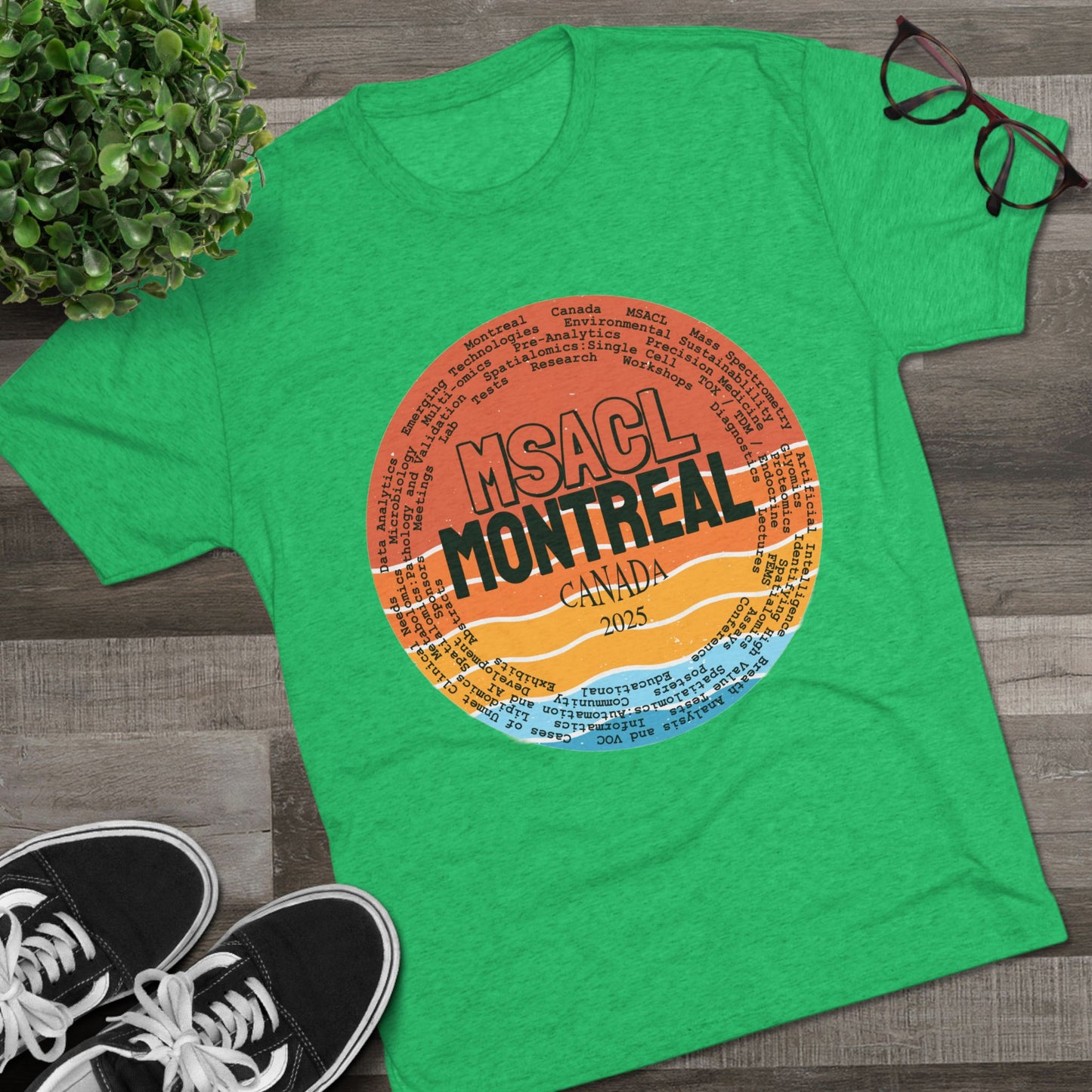 MSACL 2025 Montreal "Sunset" Unisex Tri-Blend Crew Tee