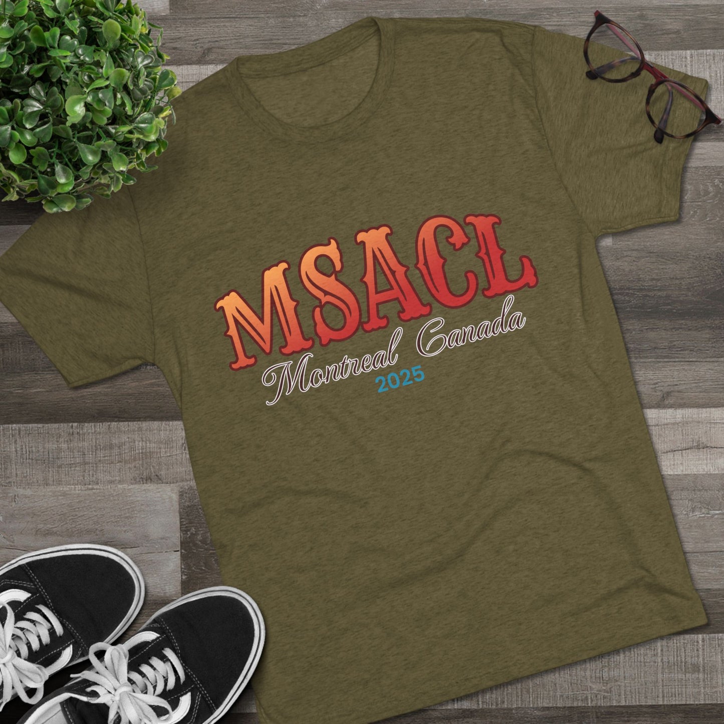 MSACL 2025 Montreal "Circus" Unisex Tri-Blend Crew Tee