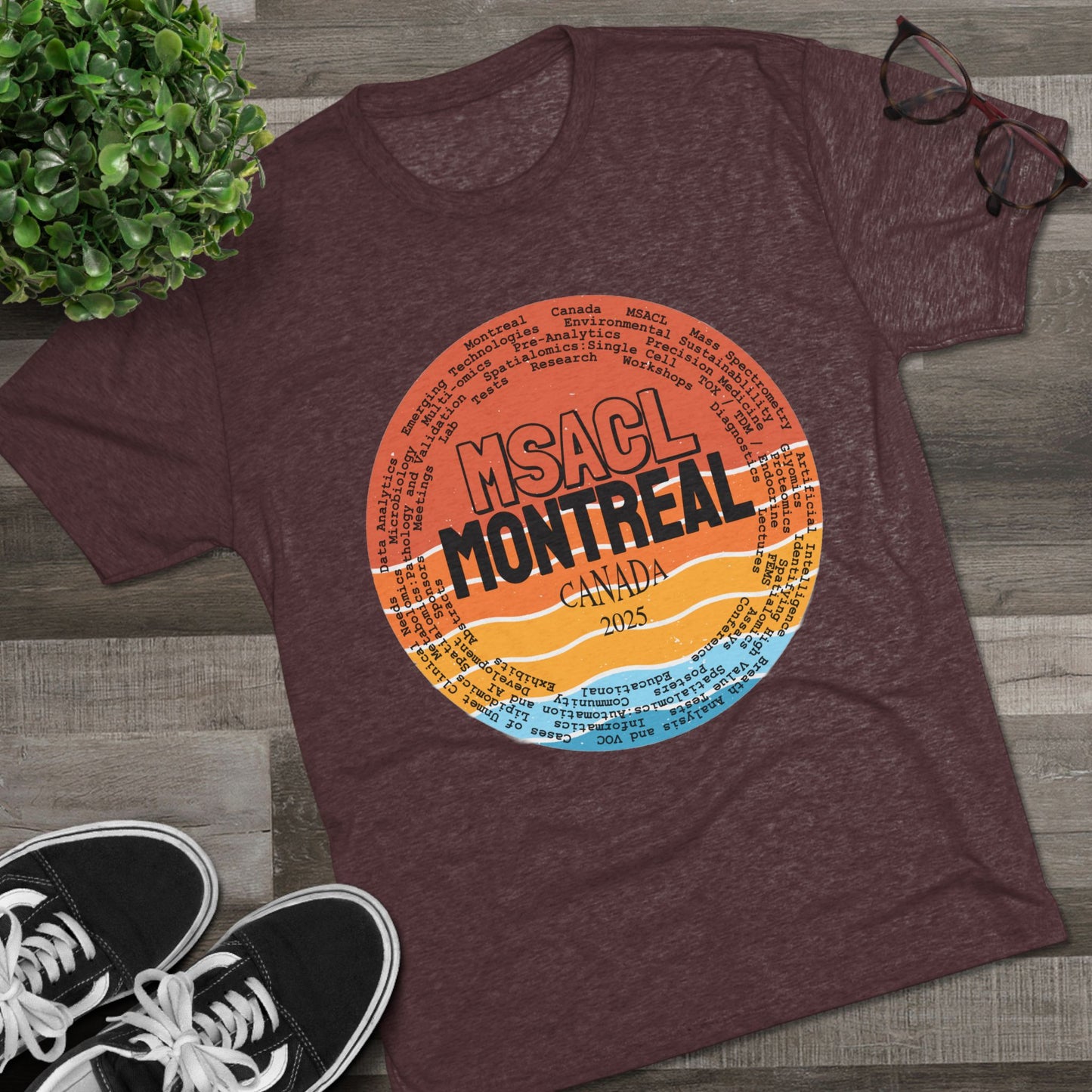MSACL 2025 Montreal "Sunset" Unisex Tri-Blend Crew Tee