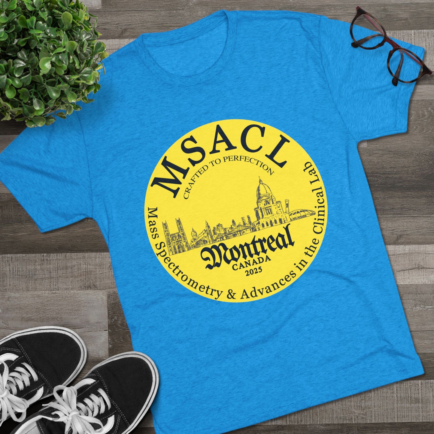 MSACL 2025 Montreal "Perfectly Crafted"  Unisex Tri-Blend Crew Tee