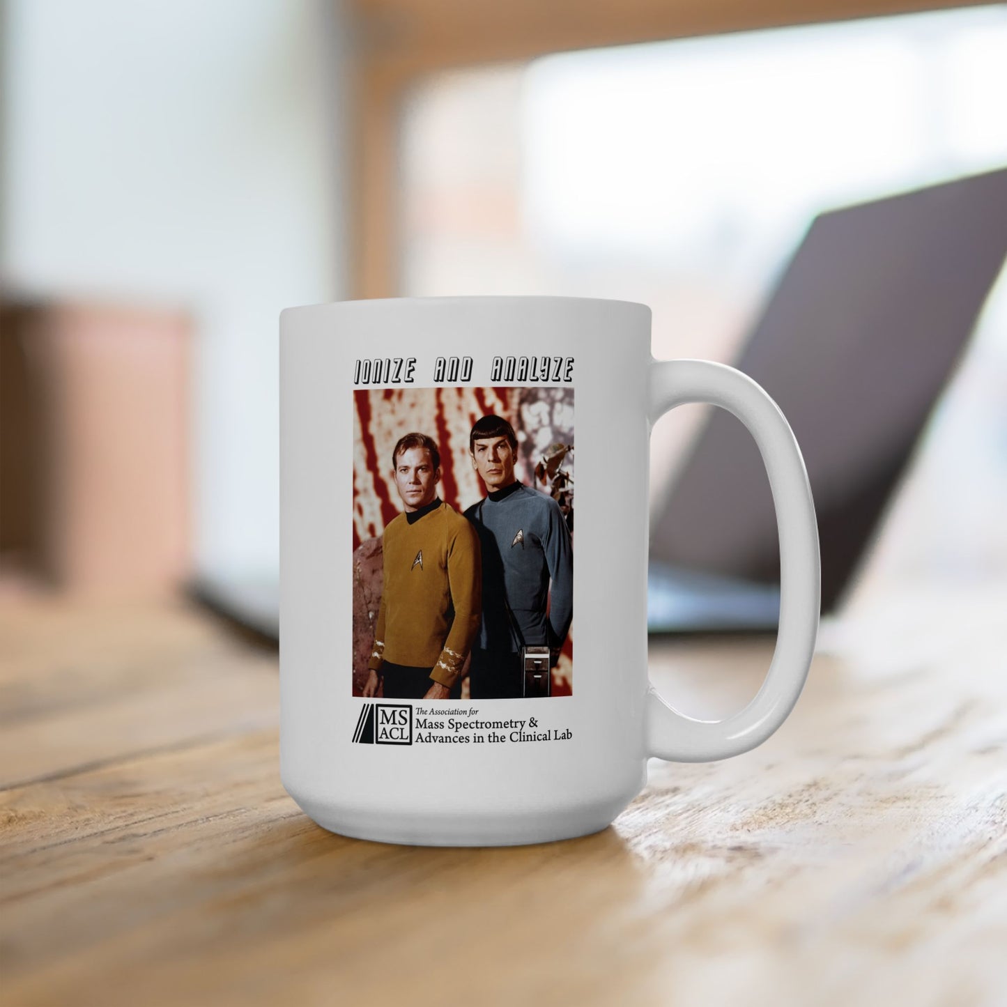 "Ionize and Analyze" - Ceramic Mug (11oz, 15oz)