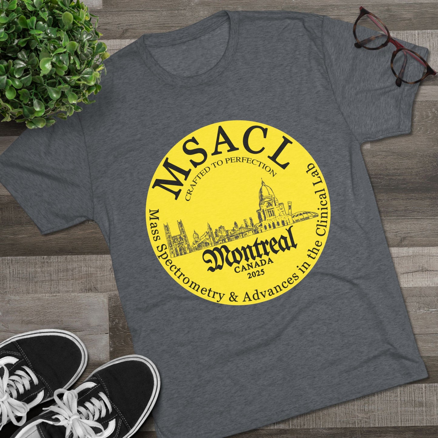 MSACL 2025 Montreal "Perfectly Crafted"  Unisex Tri-Blend Crew Tee