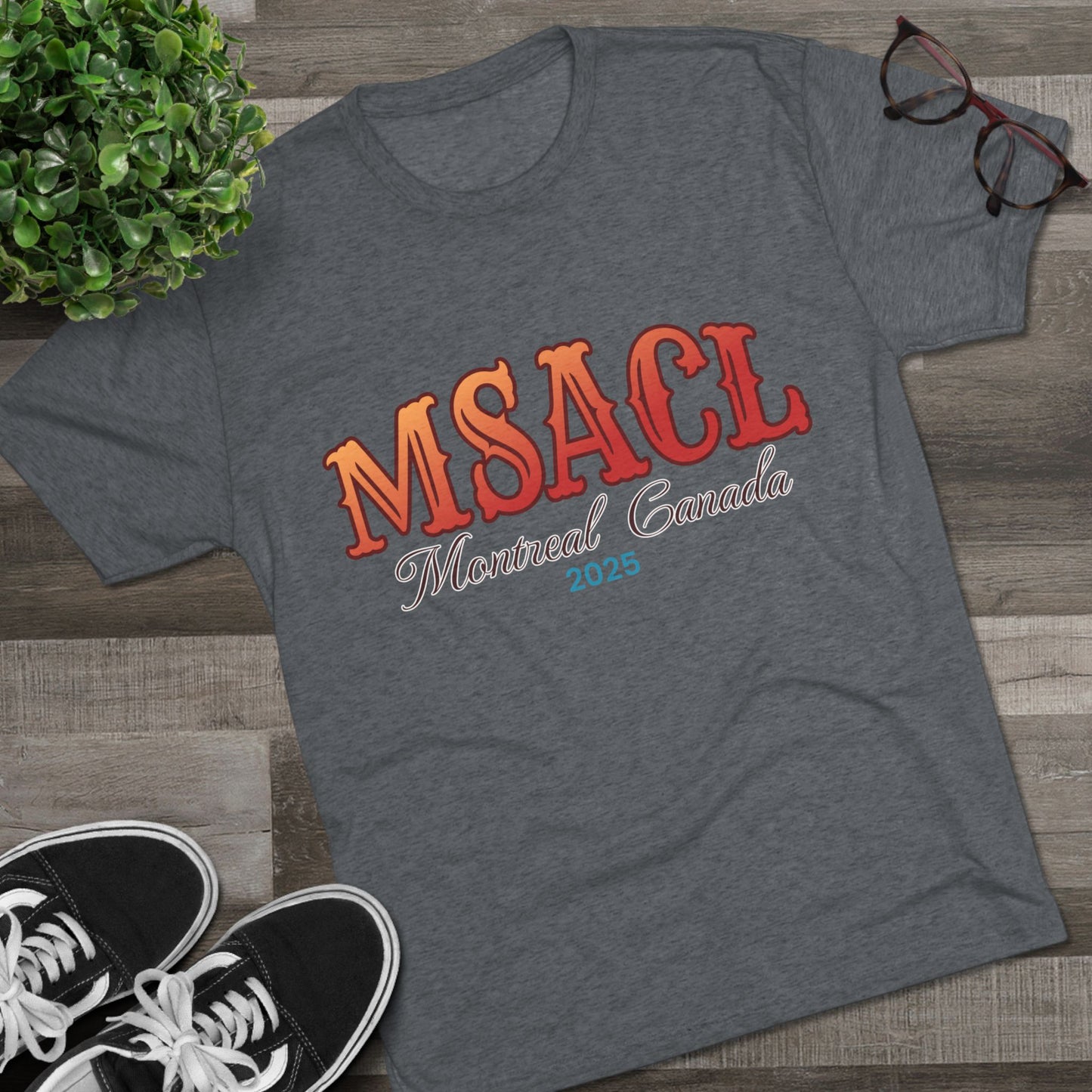 MSACL 2025 Montreal "Circus" Unisex Tri-Blend Crew Tee