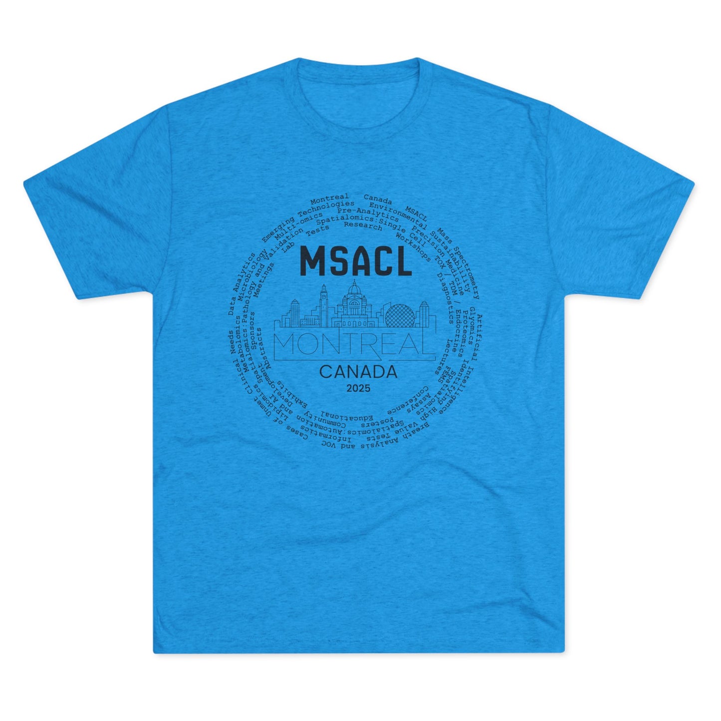 MSACL 2025 "Skyline" Unisex Tri-Blend Crew Tee