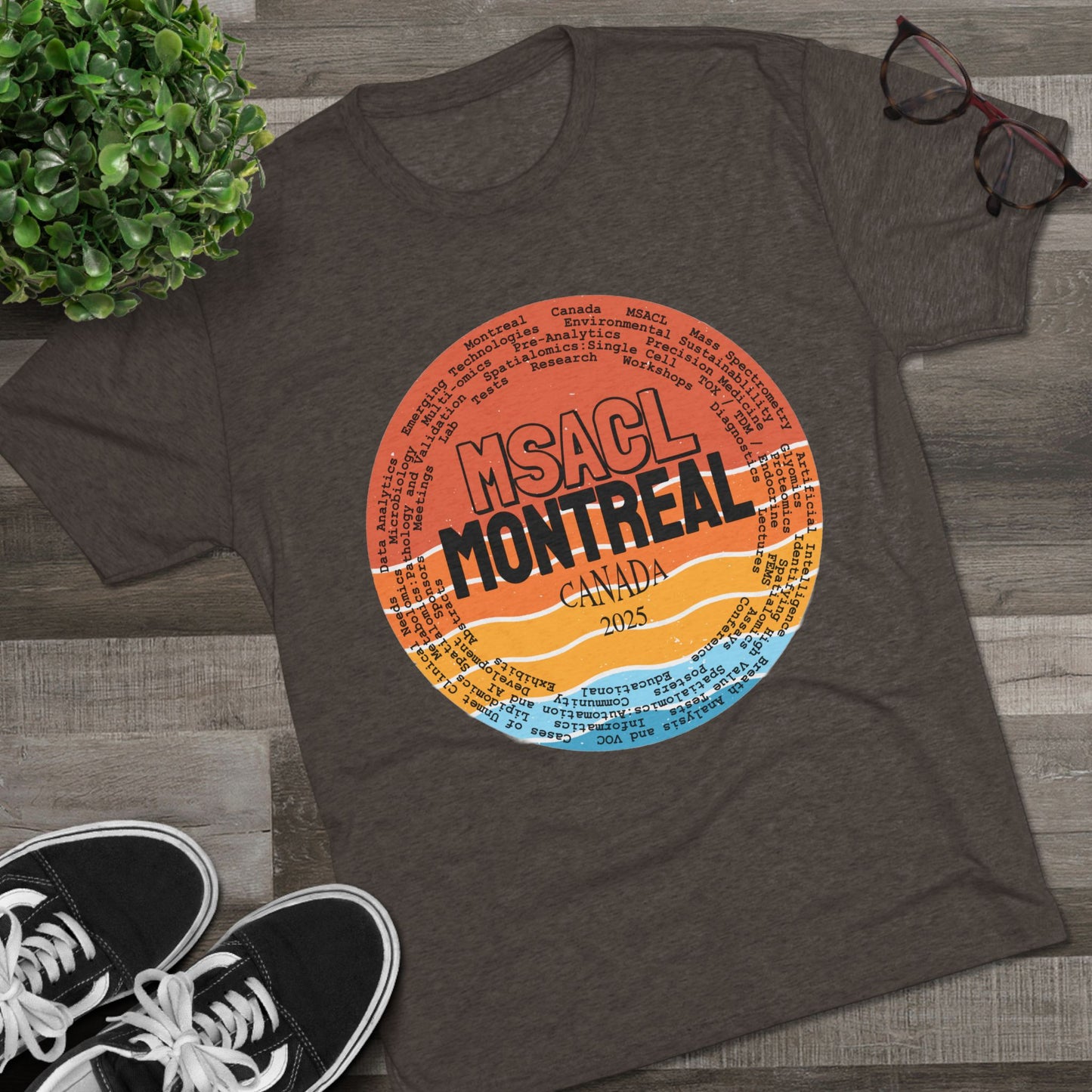 MSACL 2025 Montreal "Sunset" Unisex Tri-Blend Crew Tee