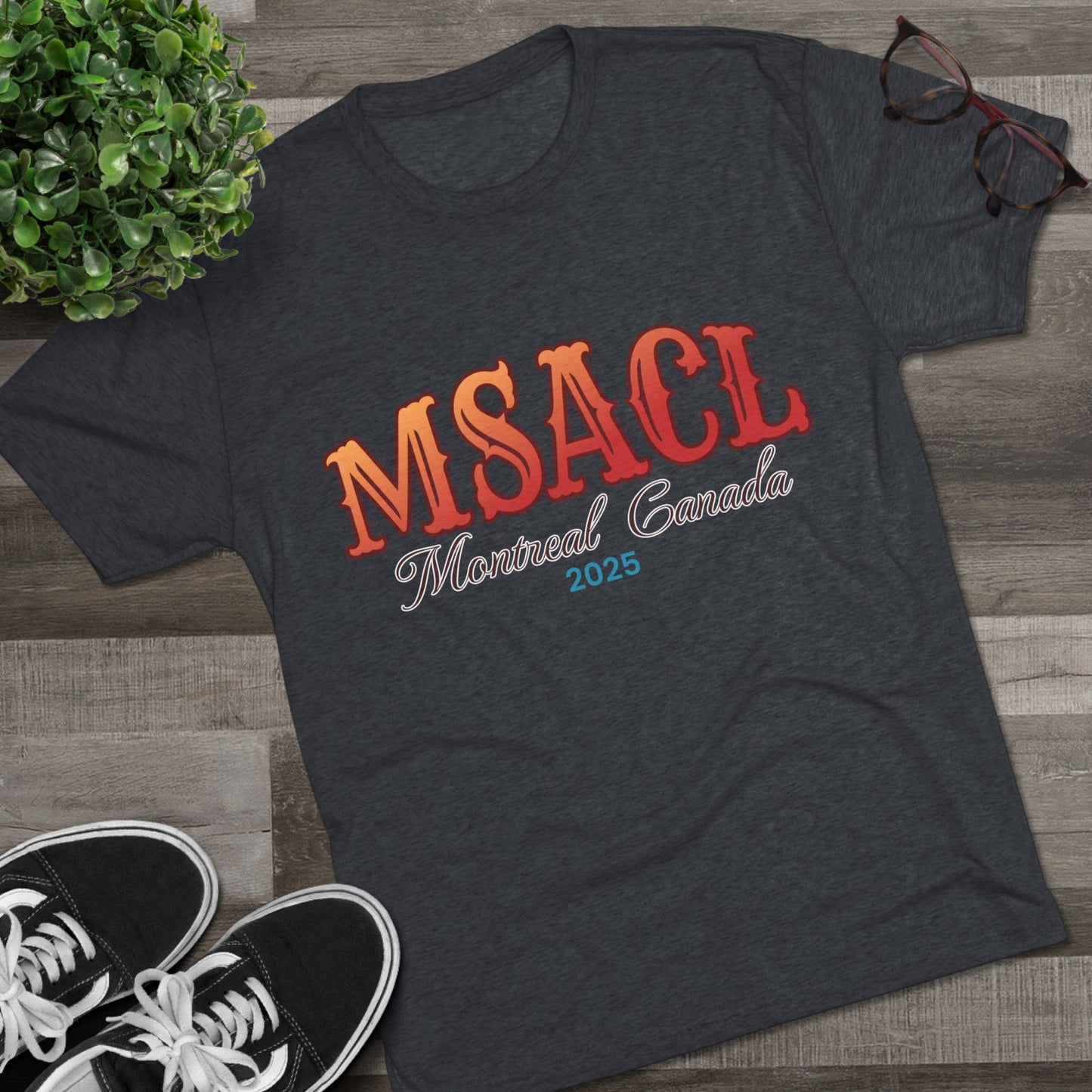 MSACL 2025 Montreal "Circus" Unisex Tri-Blend Crew Tee